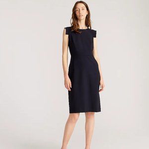 J Crew Navy Resume Dress - Size 2P